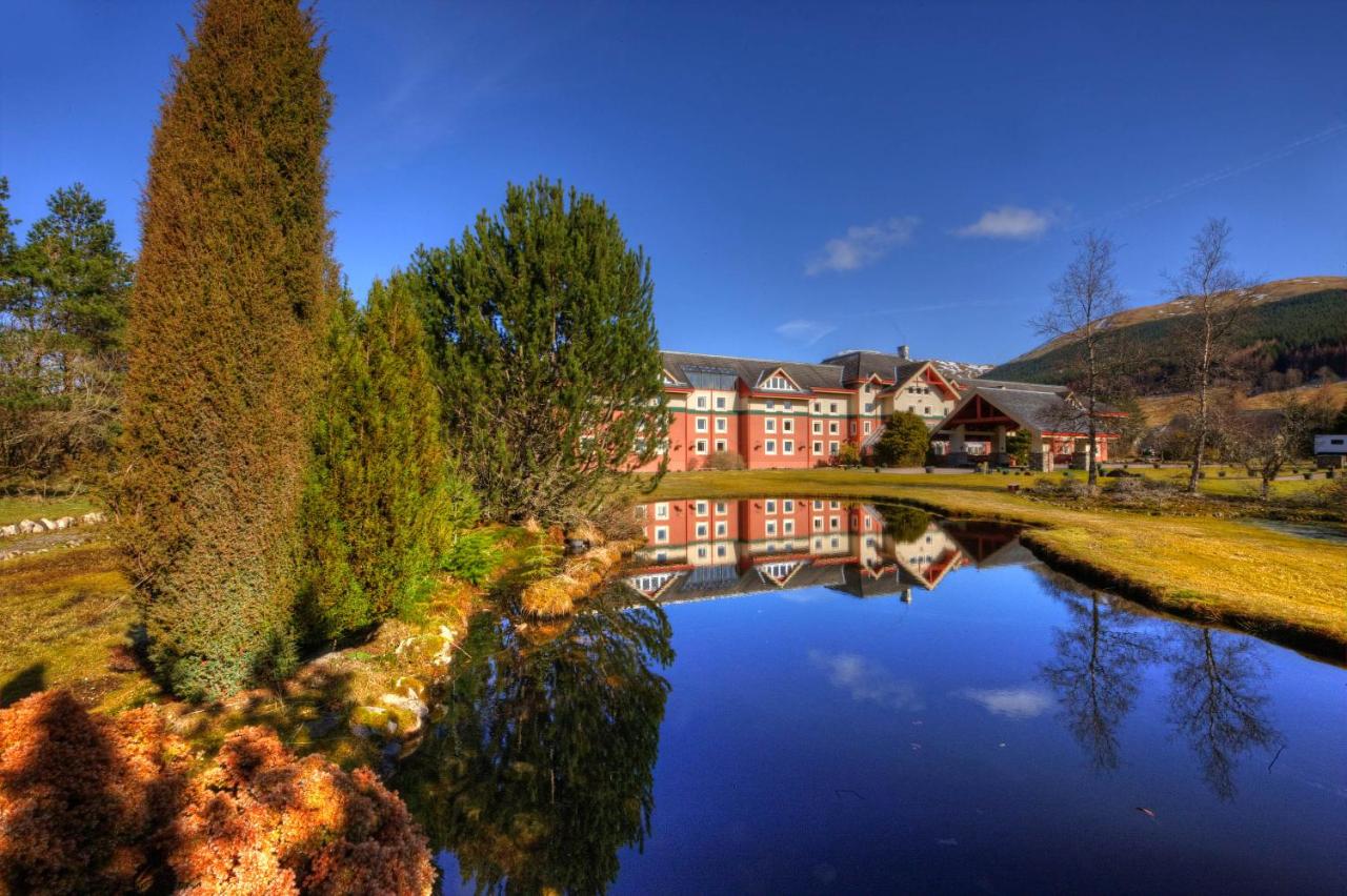Pond in the hotel grounds